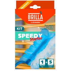 Ручка для пыли и запаски для уборки пыли Brilla La Briantina 5 шт
