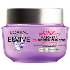 Маска укрепляющая L`Oréal Paris Elvive Hydra Hyaluronic Maschera 72H Booster di Idratazione 300 ml