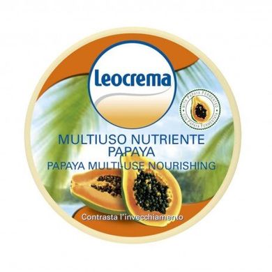 Крем для лица, тела и рук Leocrema Crema Multiuso, Nutriente, Papaya с папая 150мл
