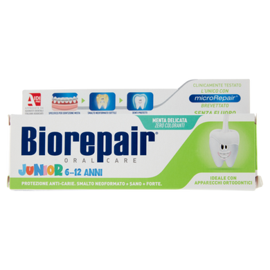 Зубная паста Biorepair Junior 6-12 лет 75 мл