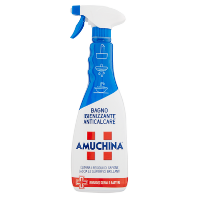 Дезинфицирующее средство для ванной против известкового налета Amuchina Bagno Spray 750ml