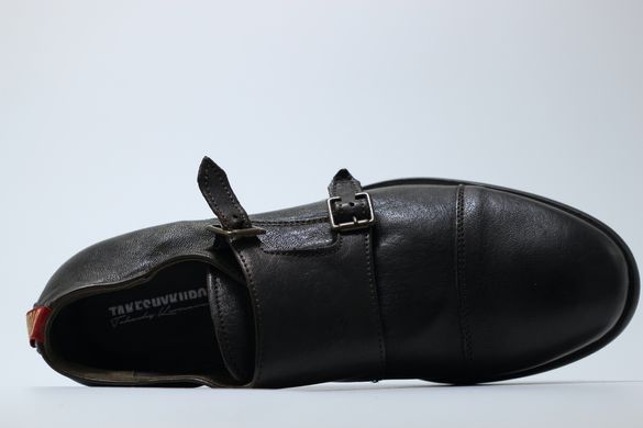 Туфлі чоловічі монки takeshy kurosawa 39 р 26.5 см темно-коричневі 9580