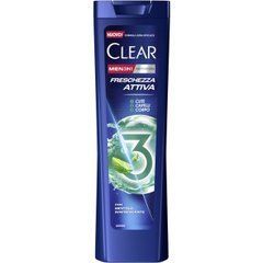 ШАМПУНЬ CLEAR MEN ПРОТИВ ЛУПЫ АКТИВНАЯ свежесть 3 В 1 ДЛЯ КОЖИ ГОЛОВЫ, ВОЛОС, ТЕЛА 225 МЛ