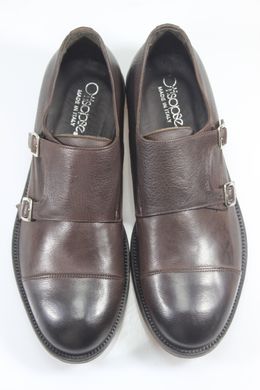 Туфли мужские монки Otisopse 27.5 см 41 р темно-коричневый 4018