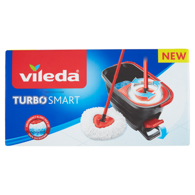 Комплект швабра та відро з віджимом Vileda Turbo Smart Sistema