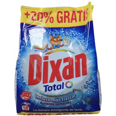 Пральний порошок DIXAN Total 18 праннів 954г