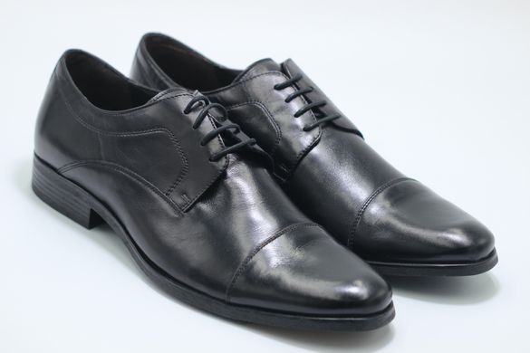 Туфлі чоловічі дербі Nicol Sadler 45 р 31 см чорні 9358