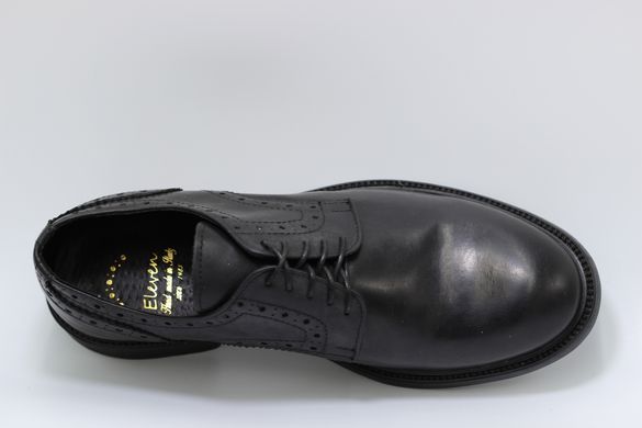 Туфлі чоловічі дербі Eleven 39 р. 26.5 см чорні 8130