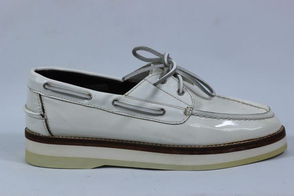 Туфли на шнурках prodotto Italia 37 р 24.5 см Белый 0251