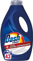 Рідкий пральний засіб Dash Power + додаткова дезінфікуюча дія 43 прання