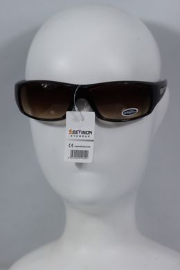 Cолнцезащитные очки овальные See Vision Италия 5105G цвет линз коричневый градиент 5106