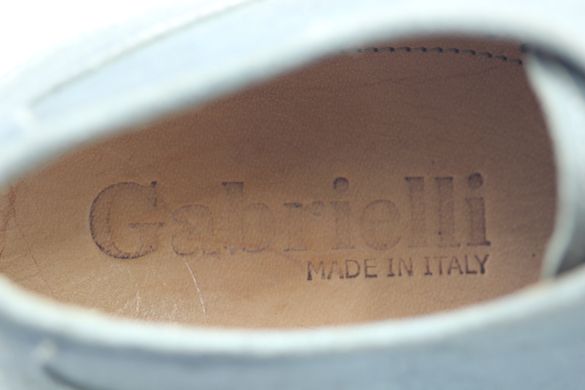 Туфлі чоловічі броги Gabrielli 0868м 29 см 43 р світло-блакитний 0868