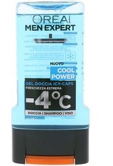 Гель -душ LOREAL  COOL POWER  3 в1 гель для тела, лица и шампунь 300мл