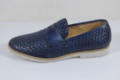 Туфлі чоловічі Лофери MORETTI 3191м 28.5 см 42 р генціановий синій 3191