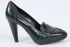 Туфли на каблуке Tod's 36.5 р 24 см зеленый 0081