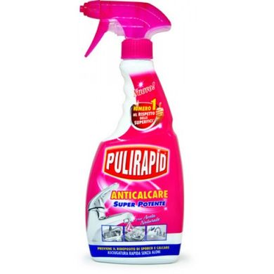 Засіб для прибирання ванної кімнати Pulirapid Anticalcare Igienizzante спрей 500 мл