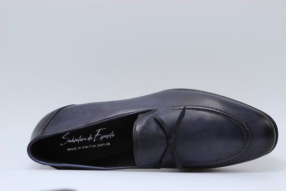 Туфли мужские лоферы Salvatore di Esposito 6773М 39 р 26.5 см темно-синий 6773