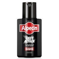 Шампунь ALPECIN GREY ATTACK з кофеїном та фарбою 200 мл
