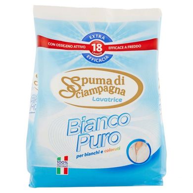 Порошок для прання білого одягу Spuma di Sciampagna Bianco Puro Lavatrice 18 прань 1080 г