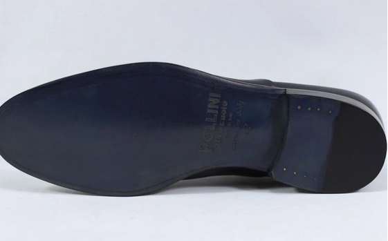 Туфлі чоловічі оксфорди Pollini 5662M 42 р 28.5 см темно-синій 5664