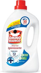 ЖИДКОЕ СРЕДСТВО ДЛЯ СТИРКИ УНИВЕРСАЛЬНЫЙ Omino Bianco Igienizzante Liquido,50 СТИРОК 2000 МЛ.