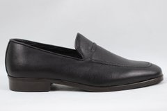 Туфлі чоловічі лофери Made in Italy 42 р 28.5 см чорний 4908