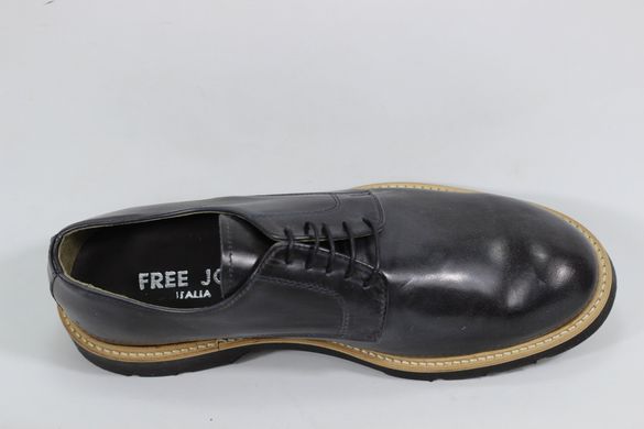 Туфлі чоловічі дербі FREE JOY 5915M 42 р 28.5 см Чорний 5915