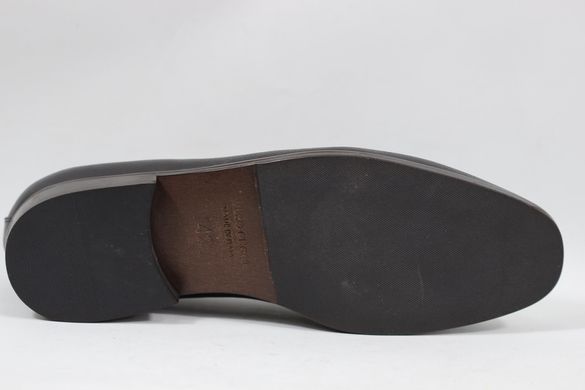 Туфли мужские лоферы Made in Italy 42 р 28.5 см черный 4908
