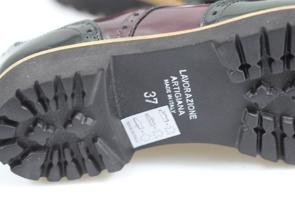 Туфлі жіночі броги anna loka 37 р 24.5 см чорний 4758