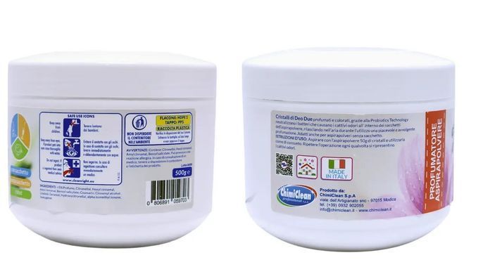 Ароматизатор для пылесоса DEO DUE cristalli profumati x aspirapolvere floreale 500 gr