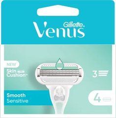 Змінні леза Venus Smooth Sensitive 4 для жіночої бритви, 4 шт
