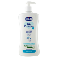 Шампунь детский CHICCO BABY MOMENTS Shampoo senza lacrime Baby Skin 0+m 500 мл