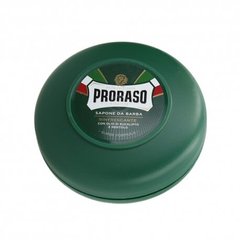 Освежающее мыло для бритья PRORASO GREEN уход за всеми типами кожи 75 мл