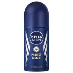 Дезодорант кульковий Nivea Deodorante Roll-On Protect & Care чоловічий  50 мл
