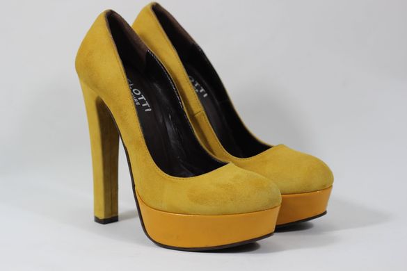 Туфлі жіночі bellotti 38 р 24.5 см яскраво-жовтий 0334