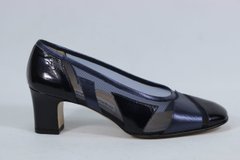 Туфли женские на каблуке D'ALESSANDRO 6017M 36.5 р 24.2 см темно-синий 6017