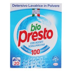 Порошок для стирки BIO PRESTO Detersivo универсальный 20 стирок 1.100 кг
