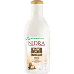 Очищающее молочко для ванны Nidra Bagnolatte Питательное с аргановым маслом 750 мл