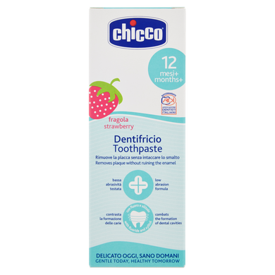 Зубная паста chicco Dentifricio fragola 0-5 лет 50 мл