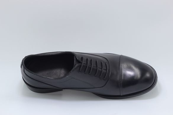 Туфлі чоловічі оксфорди  Made in Italy 42 р 28,5 см чорні