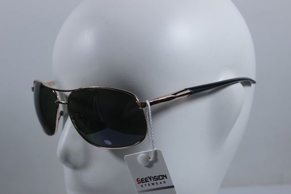 Солнцезащитные очки See Vision Италия 3870G овальные 3872