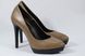 Туфли на каблуке Virginia's Secret 40 р 26.5 см светло-коричневый 0485