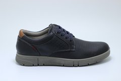 Туфлі чоловічі дербі IMAC 41 р 27.5 см темно-сині 9344