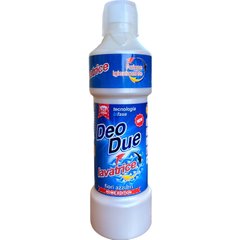 Средство для стирки DeoDue 25 стирок с дезинфицирующим действием с синими цветами 1 литр