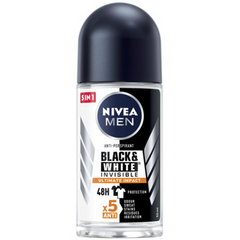 Дезодорант шариковый Nivea Deodorante Roll On Black&White Invisible Ultimate 50мл.