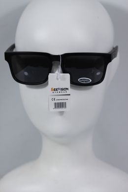 Сонцезахисні окуляри вайфарери See Vision Італія 5111G колір лінз чорні 5113