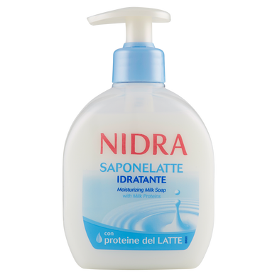 Жидкое мыло Nidra Saponelatte Увлажняющее с молочным протеином 300 мл