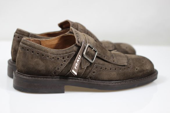 Туфлі чоловічі монки FRAU 4861M 40р 27см темно-коричневі 4861