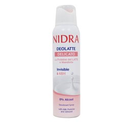 Дезодорант спрей  NIDRA Deolatte Delicato Invisible 48H 150 мл