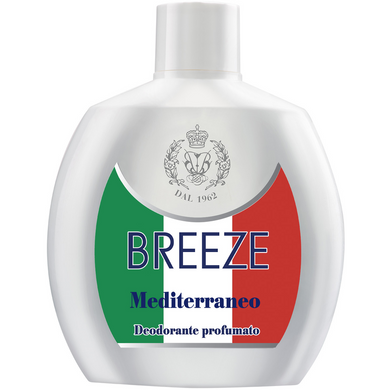 Дезодорант парфум BREEZE Mediterraneo Deodorante profumato 100мл